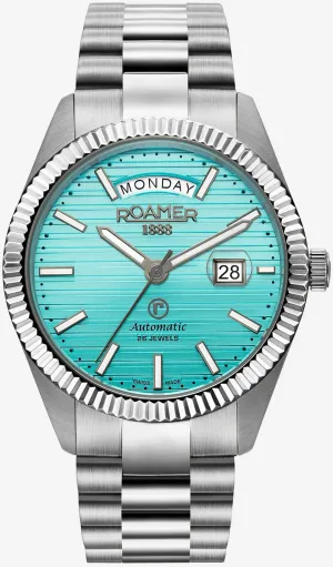 Roamer Primeline Day Date II Marine Blue Watch