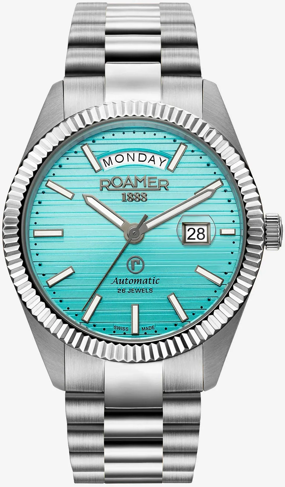 Roamer Primeline Day Date II Marine Blue Watch