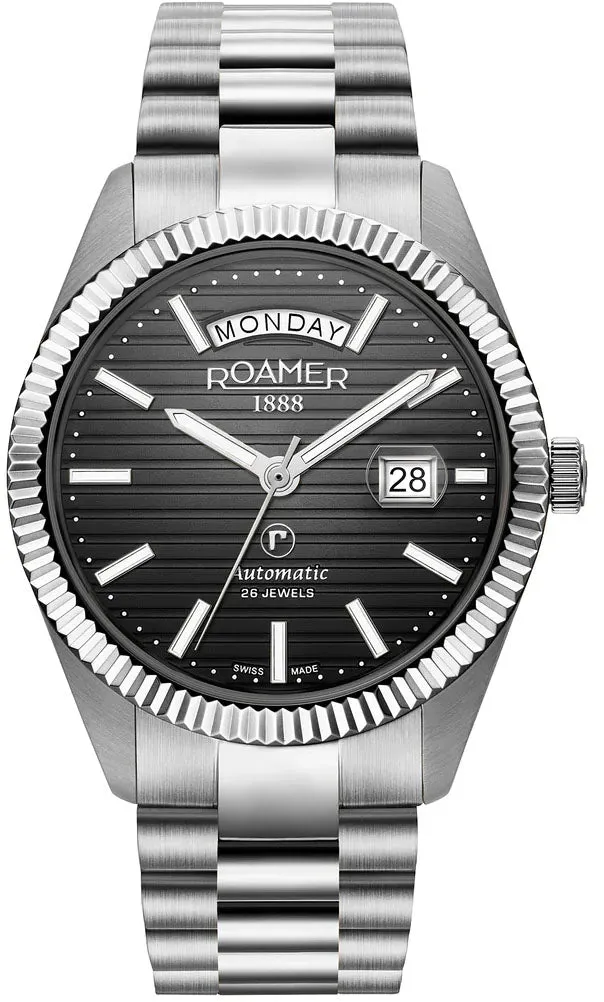Roamer Primeline Daydate II Black Watch