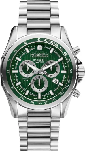 Roamer Rockshell Mark III Chrono Green Watch
