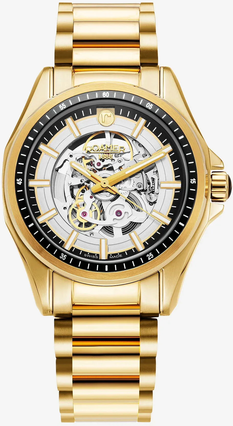 Roamer Rockshell Mark III Skeleton Black Watch