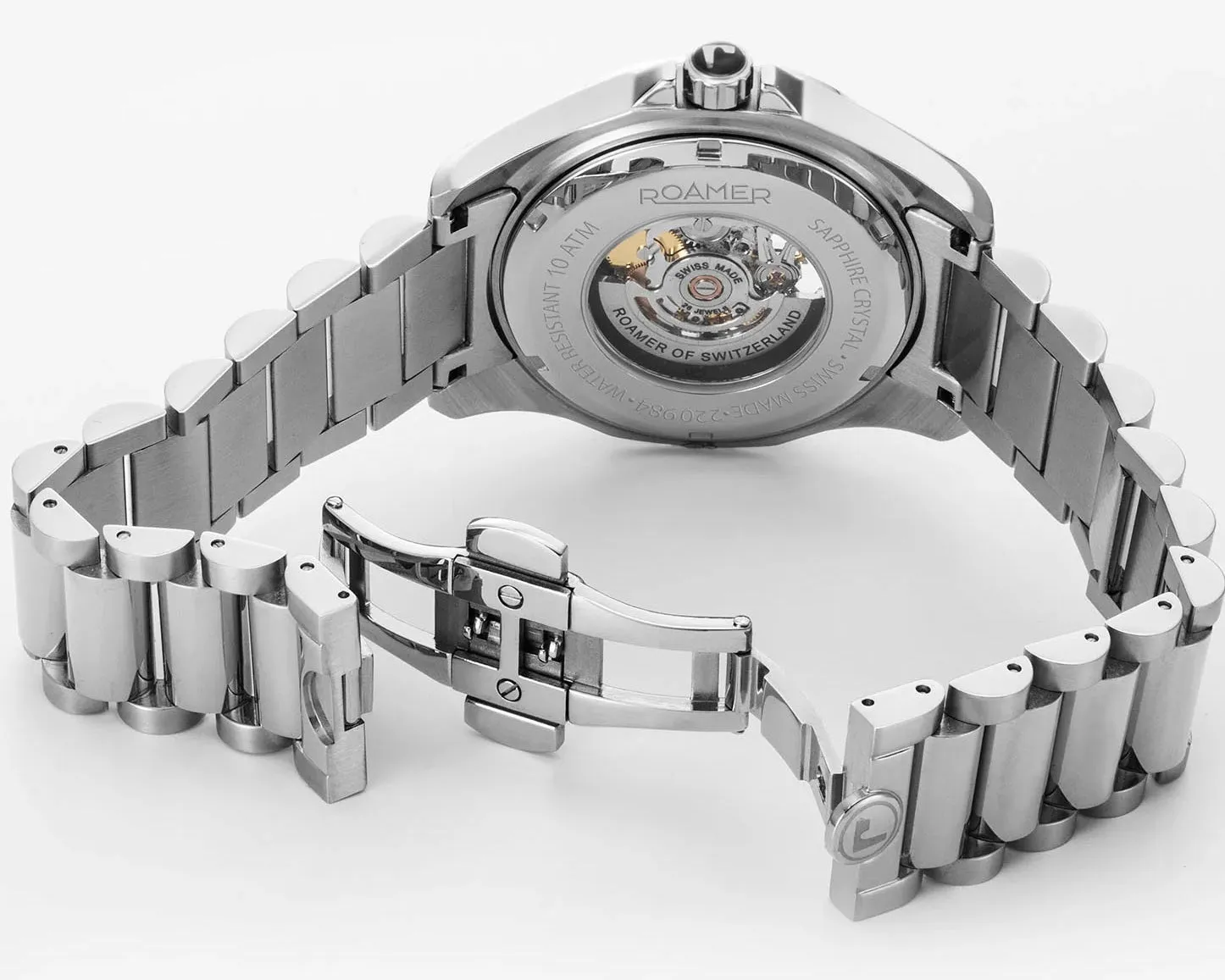 Roamer Rockshell Mark III Skeleton Blue Watch