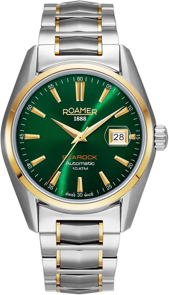 Roamer Searock Automatic Green Sunray Watch