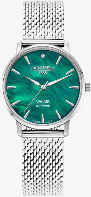 Roamer Valais Green Ladies Watch