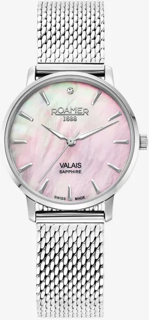 Roamer Valais Pink MOP Ladies Watch