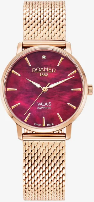 Roamer Valais Red MOP Ladies Watch