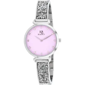 Roberto Bianci Women's Watch - Brillare Pink Dial Stainless Steel Bracelet | RB0201