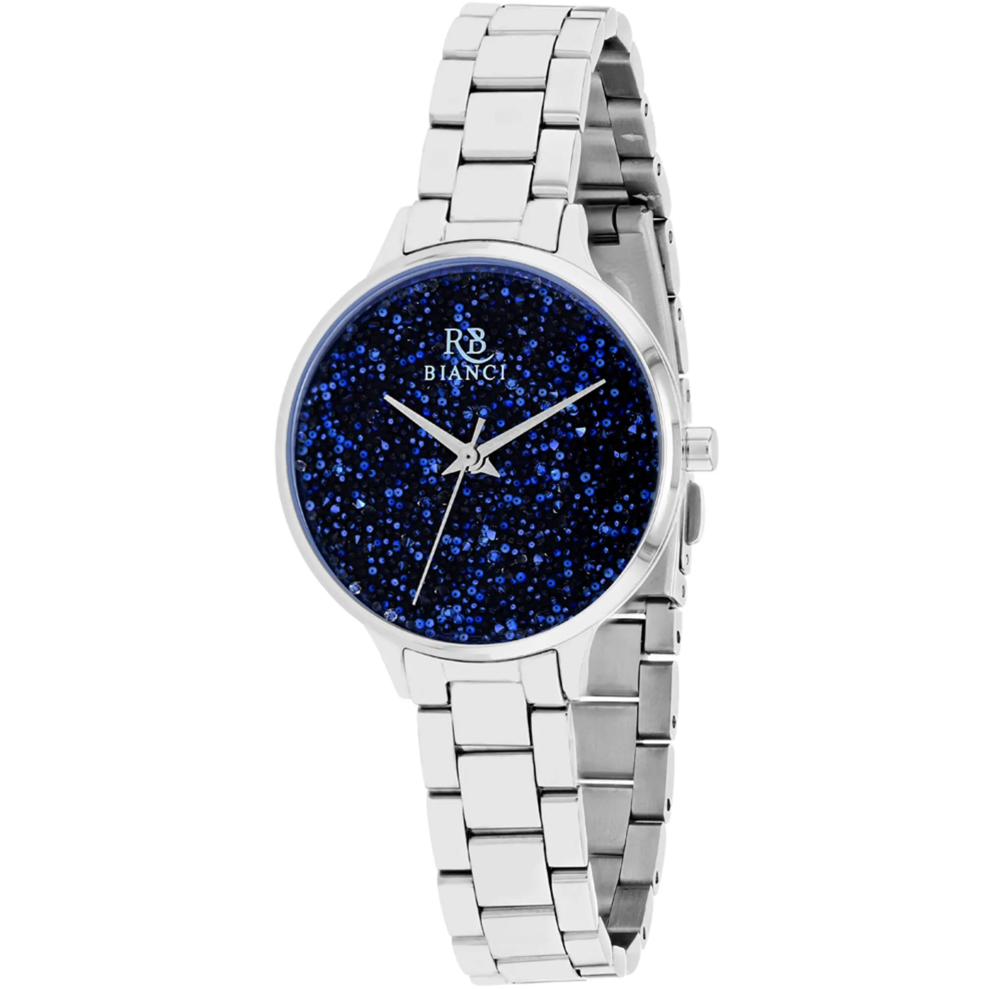 Roberto Bianci Women's Watch - Gemma Blue Dial Stainless Steel Bracelet | RB0249