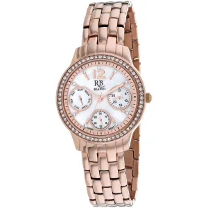 Roberto Bianci Women's Watch - Valentini White MOP Dial Rose Gold Bracelet | RB0843