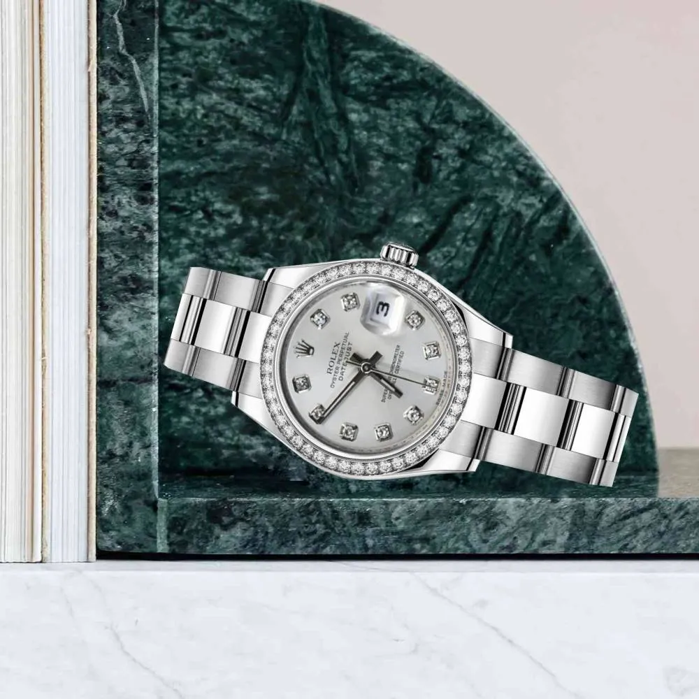 Rolex Datejust 26mm - Ref: 179384 sdo - Silver Dial, Stainless Steel Oyster Bracelet Women's Watch
