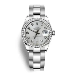 Rolex Datejust 26mm - Ref: 179384 sdo - Silver Dial, Stainless Steel Oyster Bracelet Women's Watch