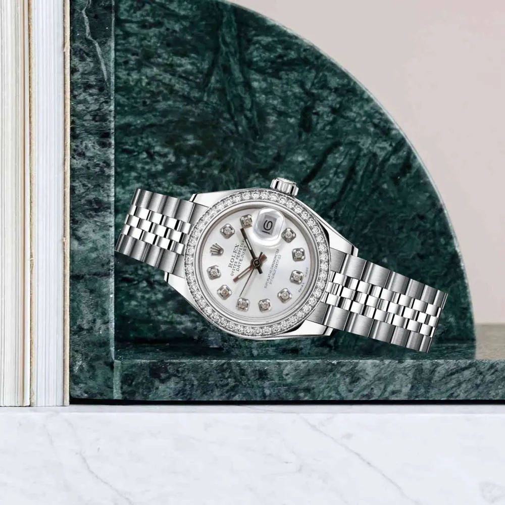 Rolex Datejust 26mm - Ref: 179384 wdj - White Dial, Stainless Steel Jubilee Bracelet Women's Watch