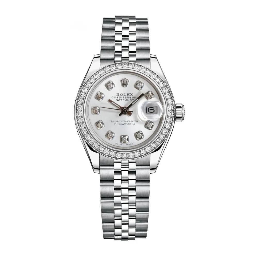 Rolex Datejust 26mm - Ref: 179384 wdj - White Dial, Stainless Steel Jubilee Bracelet Women's Watch