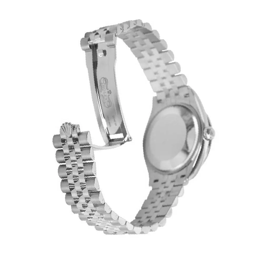 Rolex Datejust 31mm - Ref: 278384rbr-0018 - Pink Stick Dial & Diamond Bezel, Stainless Steel Jubilee Bracelet Women's Watch