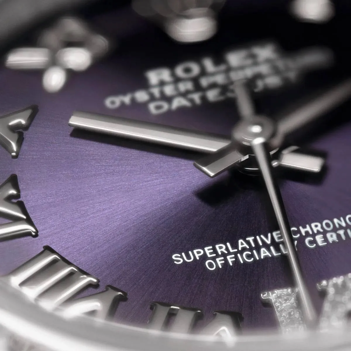 Rolex Datejust 31mm | Stainless steel bracelet | Aubergine dial Diamond bezel | Ladies Watch 278384rbr-0029
