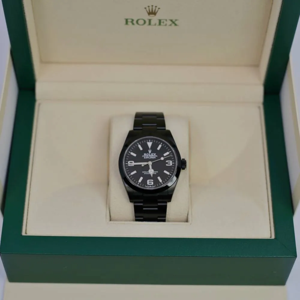 Rolex Explorer 40mm - Ref: 224270 - Black Index & Arabic Numerals Dial, Black PVD Stainless Steel Oyster Bracelet Watch