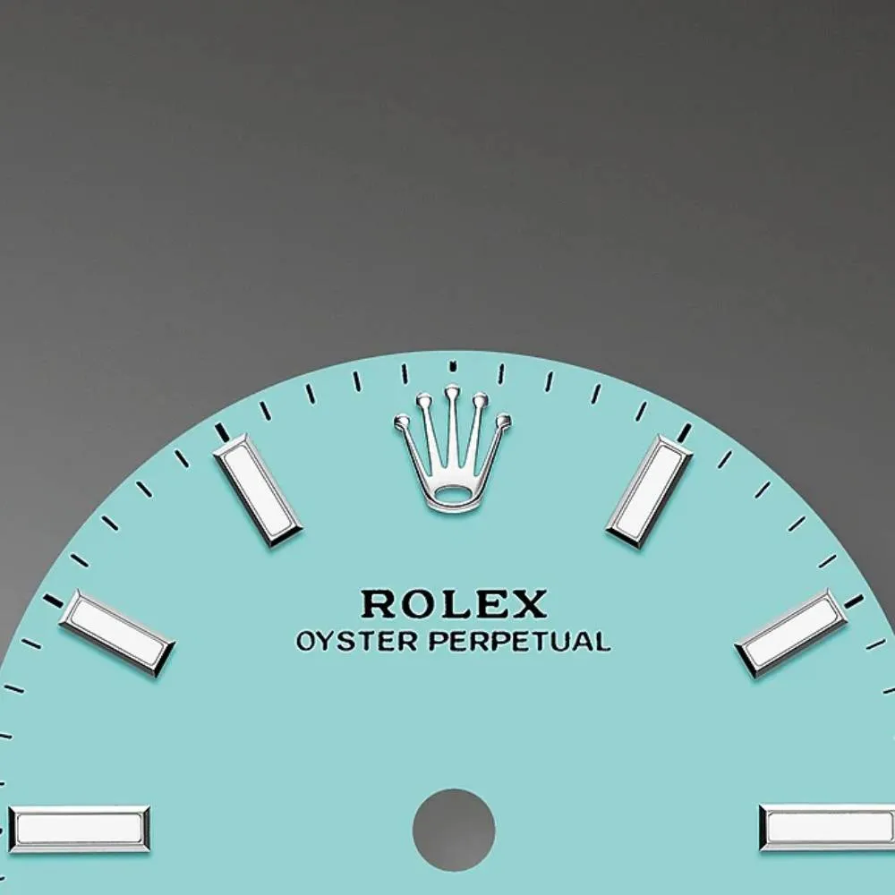 Rolex Oyster Perpetual "Tiffany" 31mm - Ref: 277200-0007 - Turquoise Tiffany Blue Stick Dial, Stainless Steel Oyster Bracelet Watch