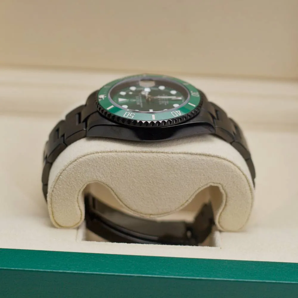 Rolex Submariner Date 40mm - Ref: 116610lv-0002 (PVD) - Green Dial, Black PVD Stainless Steel Oyster Bracelet Watch