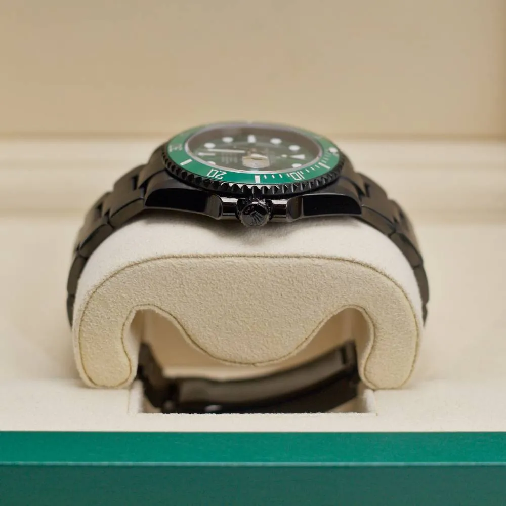 Rolex Submariner Date 40mm - Ref: 116610lv-0002 (PVD) - Green Dial, Black PVD Stainless Steel Oyster Bracelet Watch