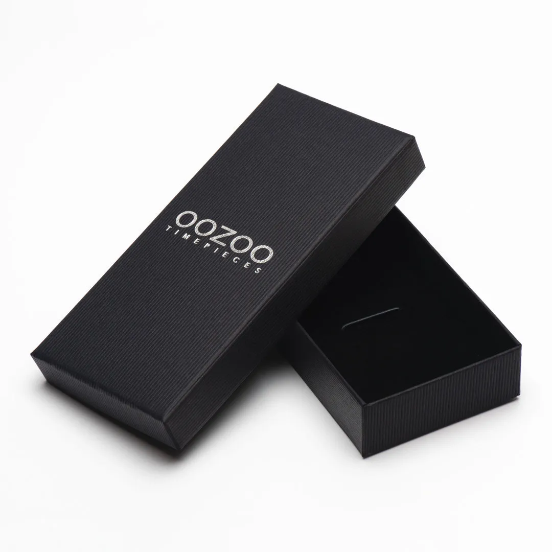 Rose gold coloured OOZOO watch with metal mesh bracelet - C20244