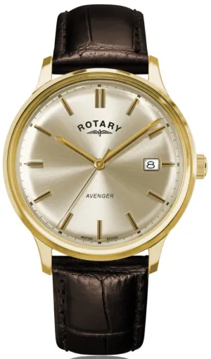 Rotary Avenger Gold PVD Mens Watch