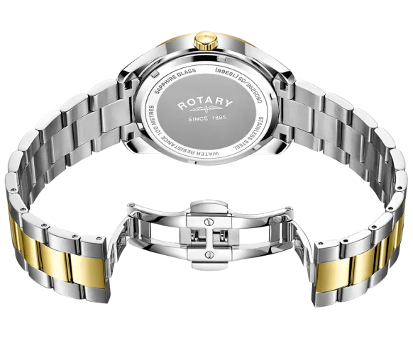 Rotary Henley Two Tone Gold PVD Mens Watch