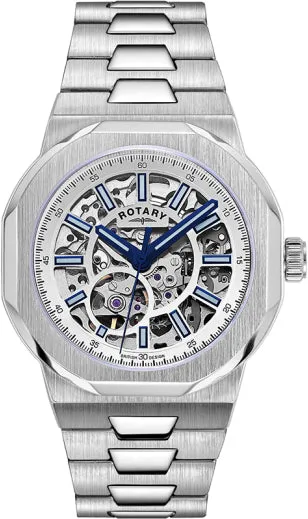 Rotary Regent Skeleton Mens Watch