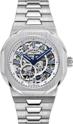 Rotary Regent Skeleton Mens Watch