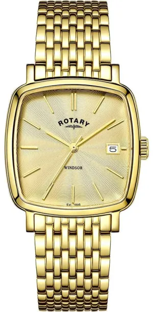 Rotary Windsor Cushion Mens Watch Pre-Order