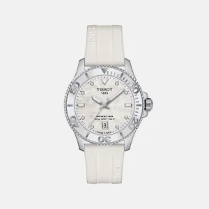 Seastar 1000 Unisex White Analog Silicon Watch T1202101711600