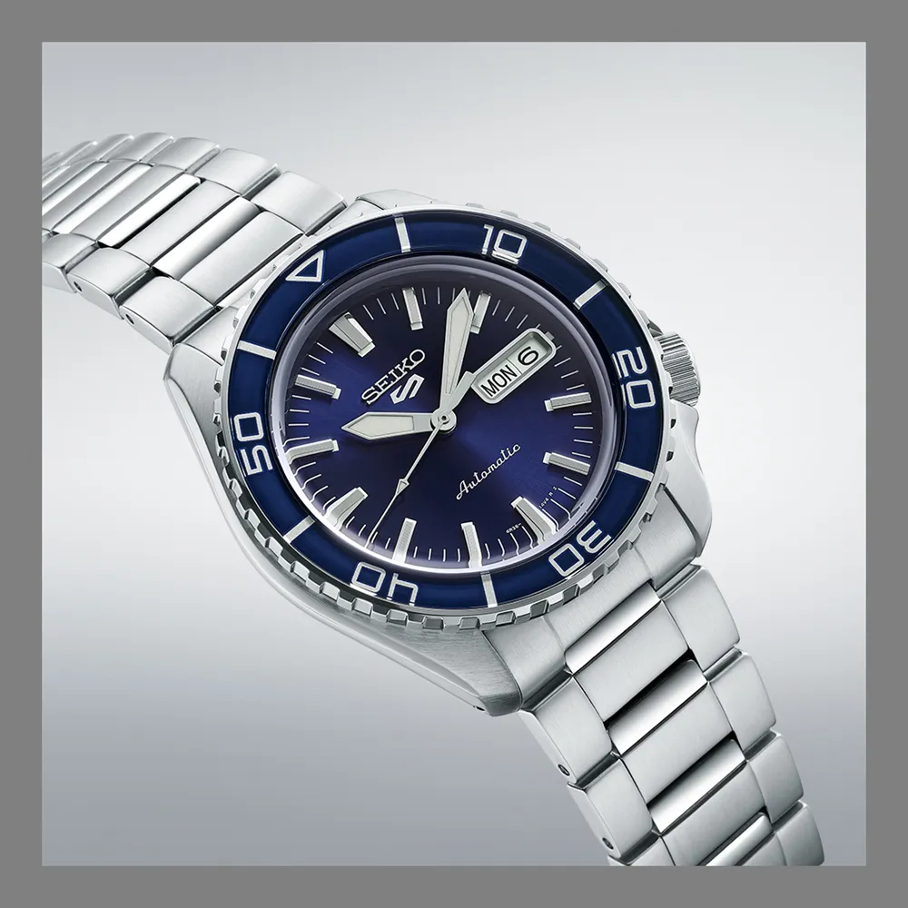 SEIKO-5 Blue Dial Sports Watch from SKX Series SRPK97K