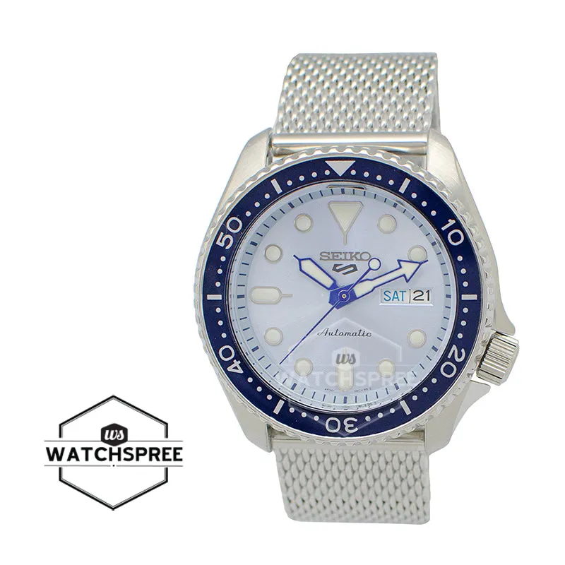 Seiko 5 Sports Automatic Silver Stainless Steel Mesh Band Watch SRPE77K1 (LOCAL BUYERS ONLY)