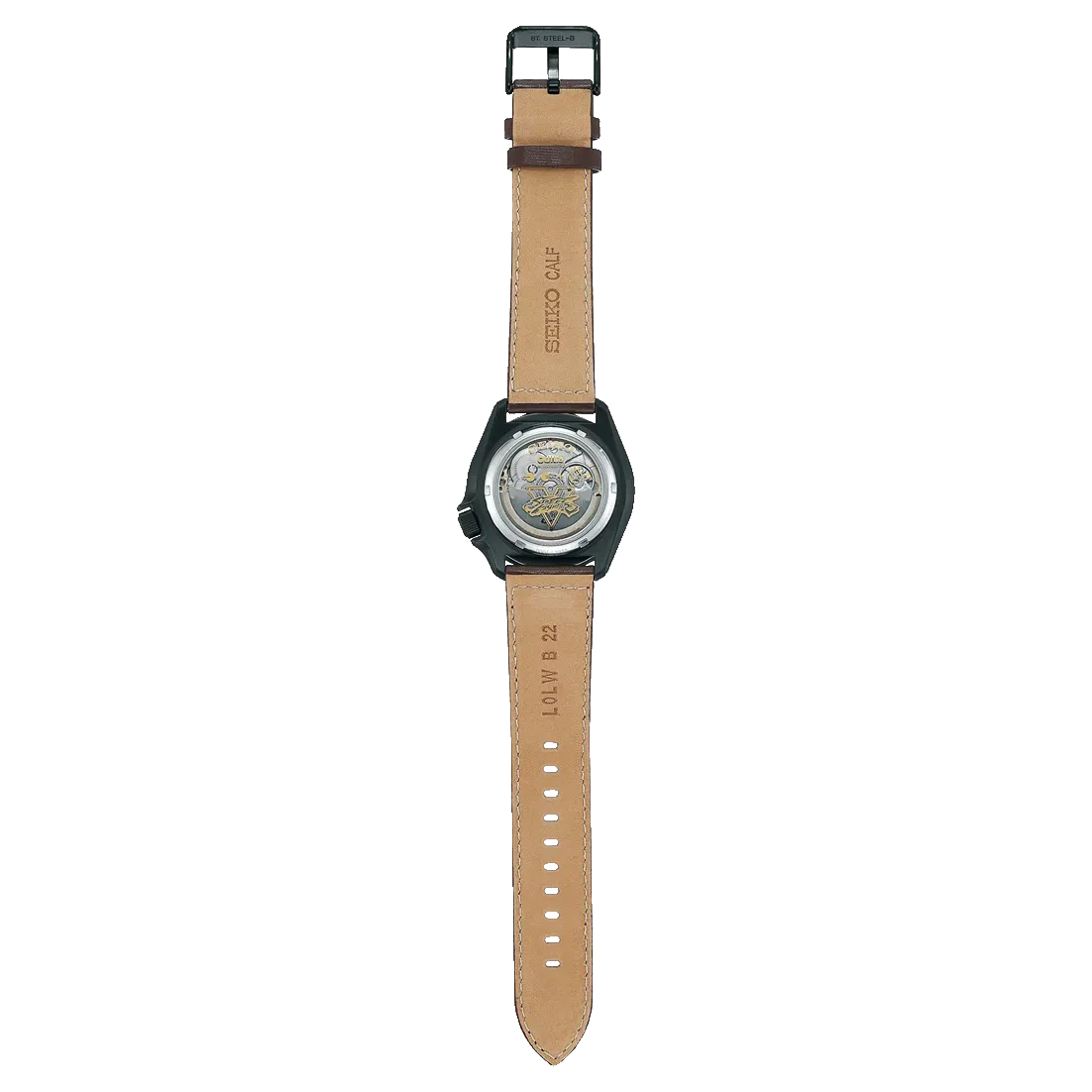 Seiko 5 SRPF21K1 Street Fighter "Guile" Automatic Watch for Men's