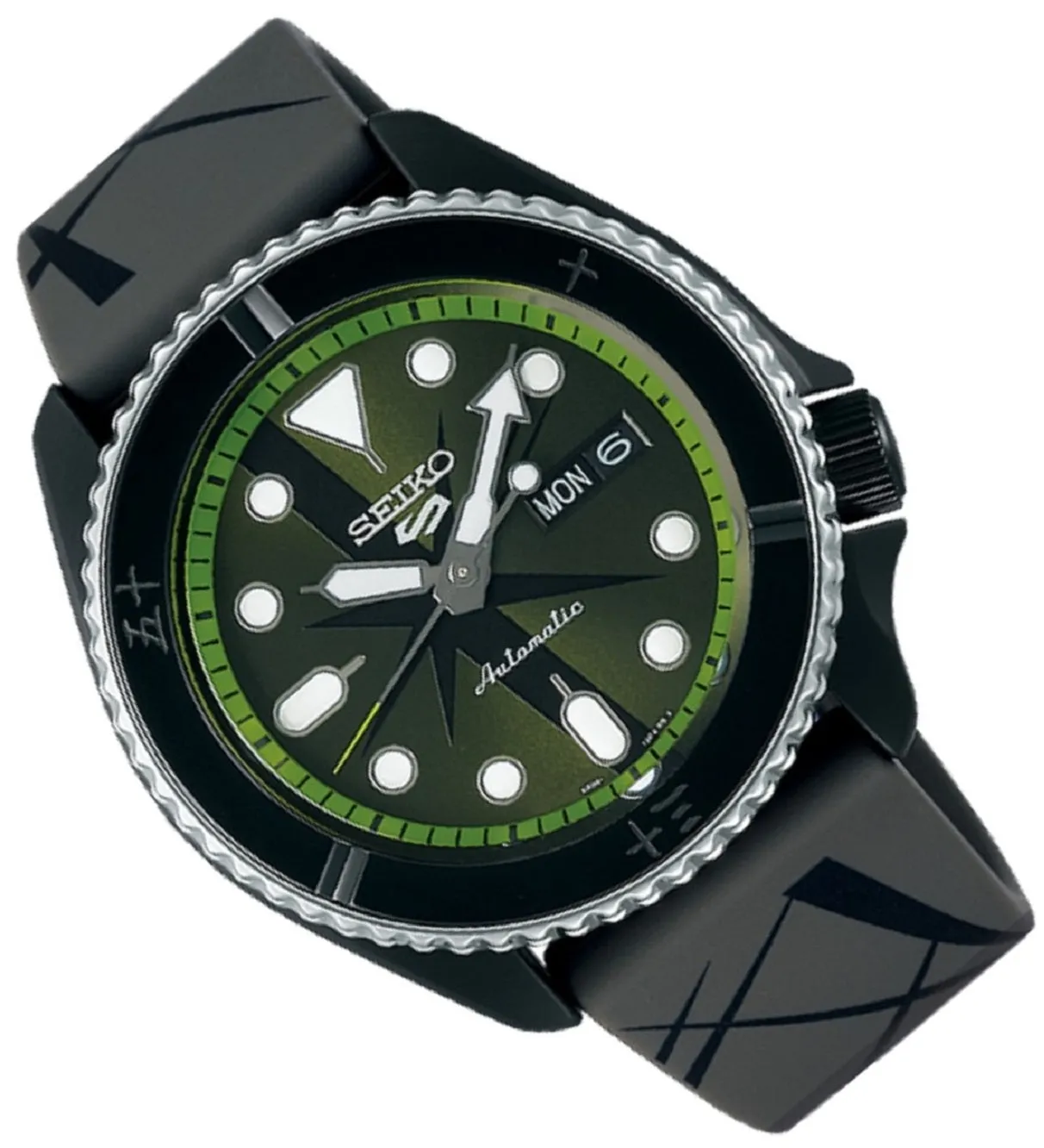 Seiko 5 SRPH67K1 Sports One Piece  Zoro Limited Edition Automatic Watch Men