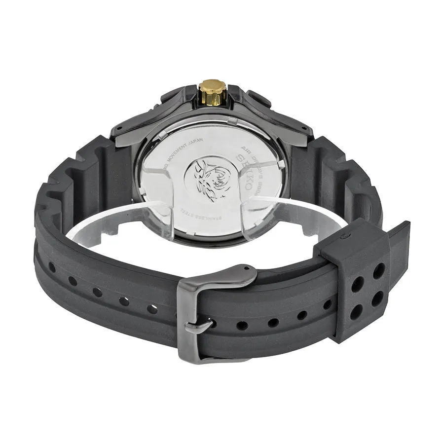 Seiko Black Dial Solar Quartz Mens Watch