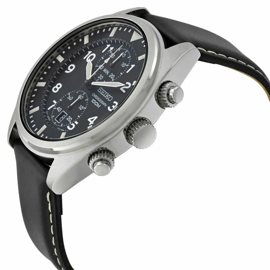 Seiko Chronograph Black Dial Snn231P2 Mens Watch