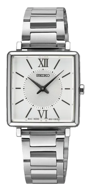 Seiko Conceptual Series Silver Dial Stainless Steel Ladies Watch SWR111P