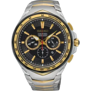 Seiko Coutura Men's Two-Tone Chronograph Watch SRWZ26P-9