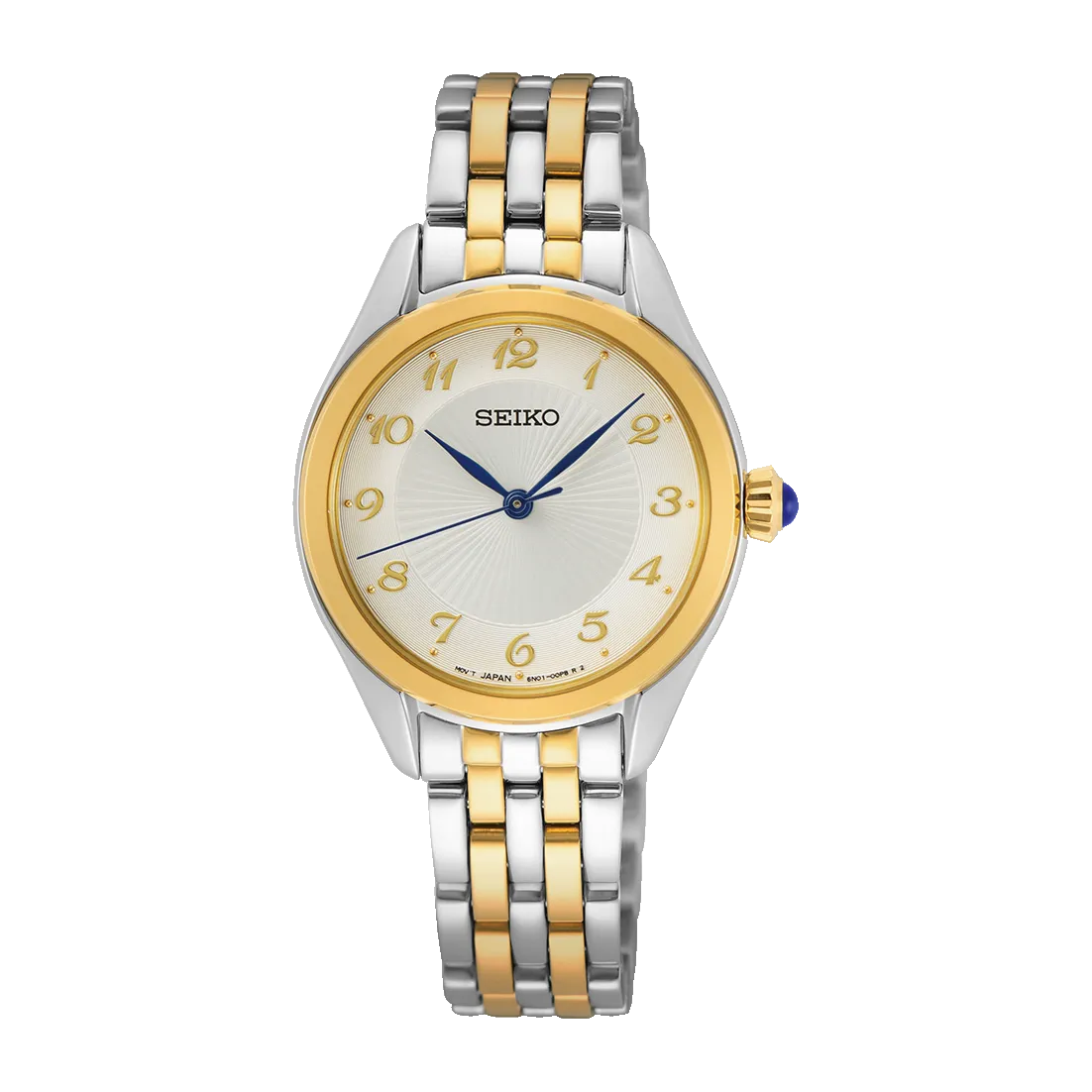Seiko Ladies Daywear Two Tone Watch SUR380P