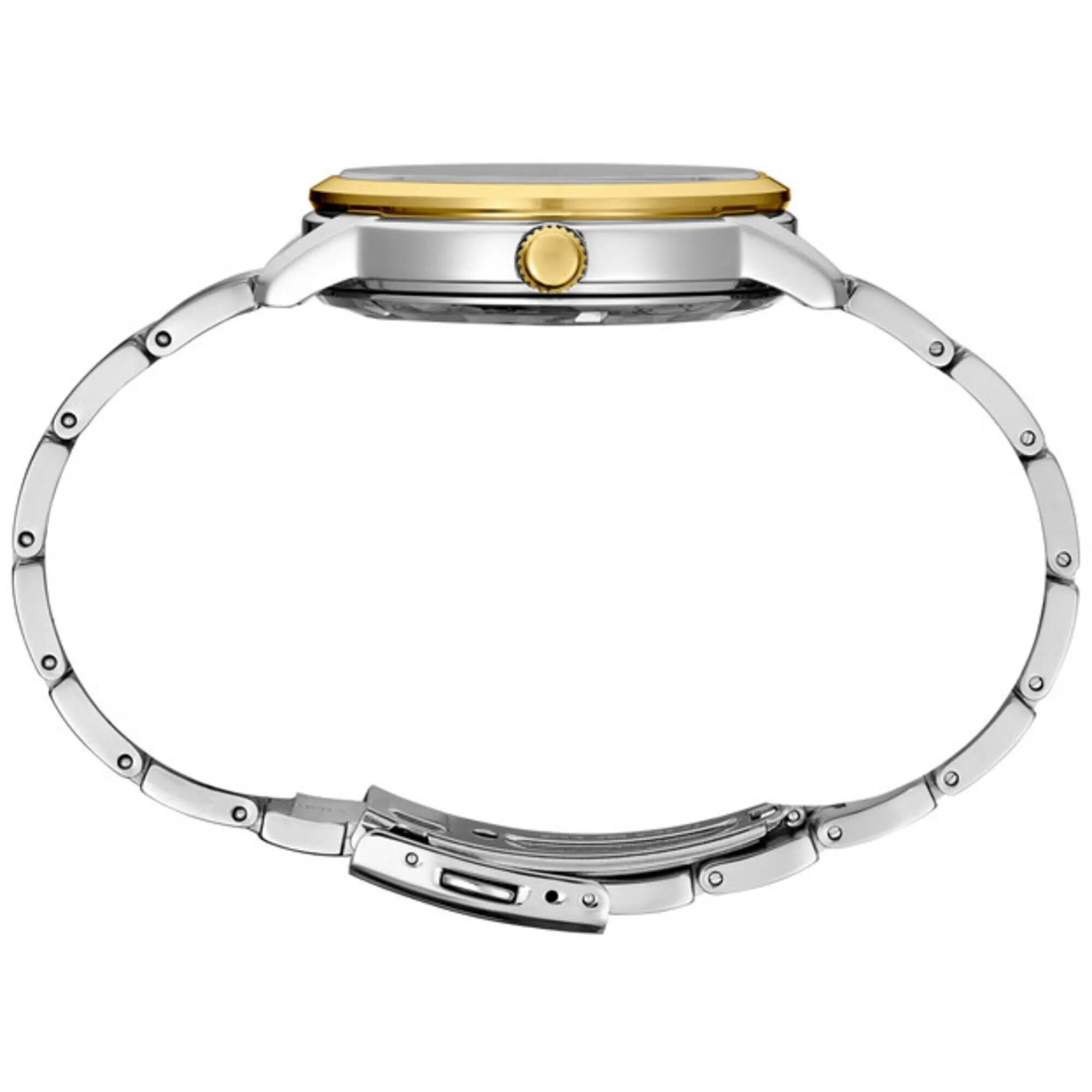 Seiko Men's Automatic Watch - Essentials Silver Tone Dial Two Tone Bracelet | SRPH92