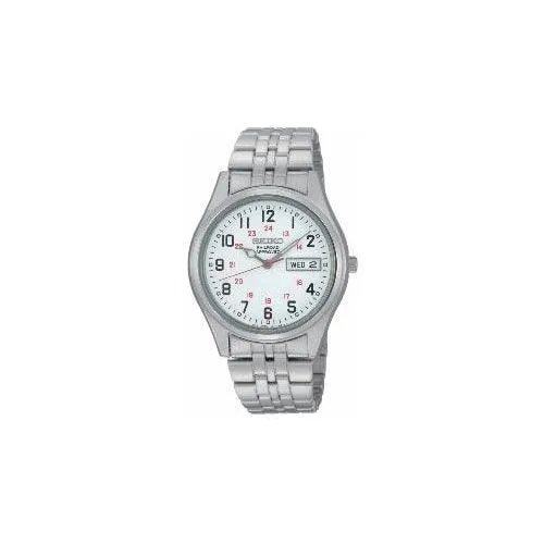Seiko Men's Railroad Approved Quartz Solar Watch SNE045