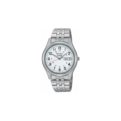 Seiko Men's Railroad Approved Quartz Solar Watch SNE045