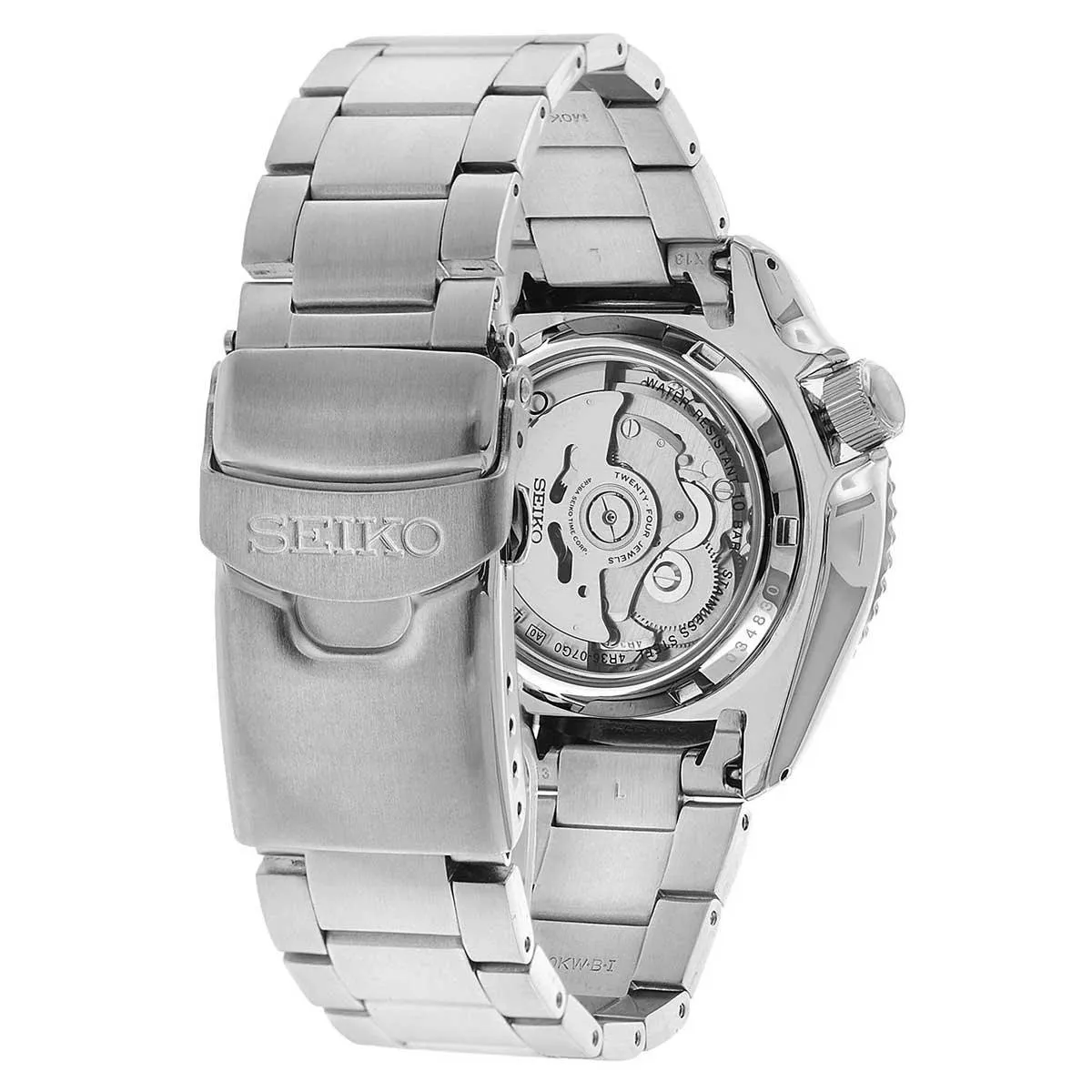 Seiko Men's Watch - 5 Sports Power Reserve Blue Dial Silver SS Bracelet | SRPD51K1