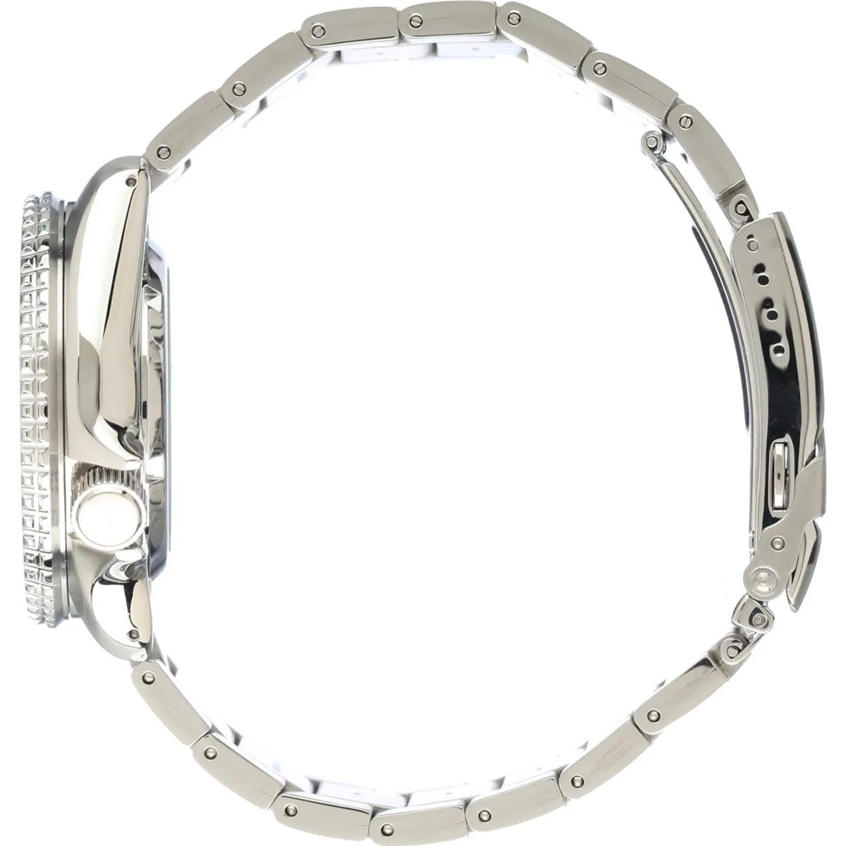 Seiko Men's Watch - 5 Sports Power Reserve Blue Dial Silver SS Bracelet | SRPD51K1