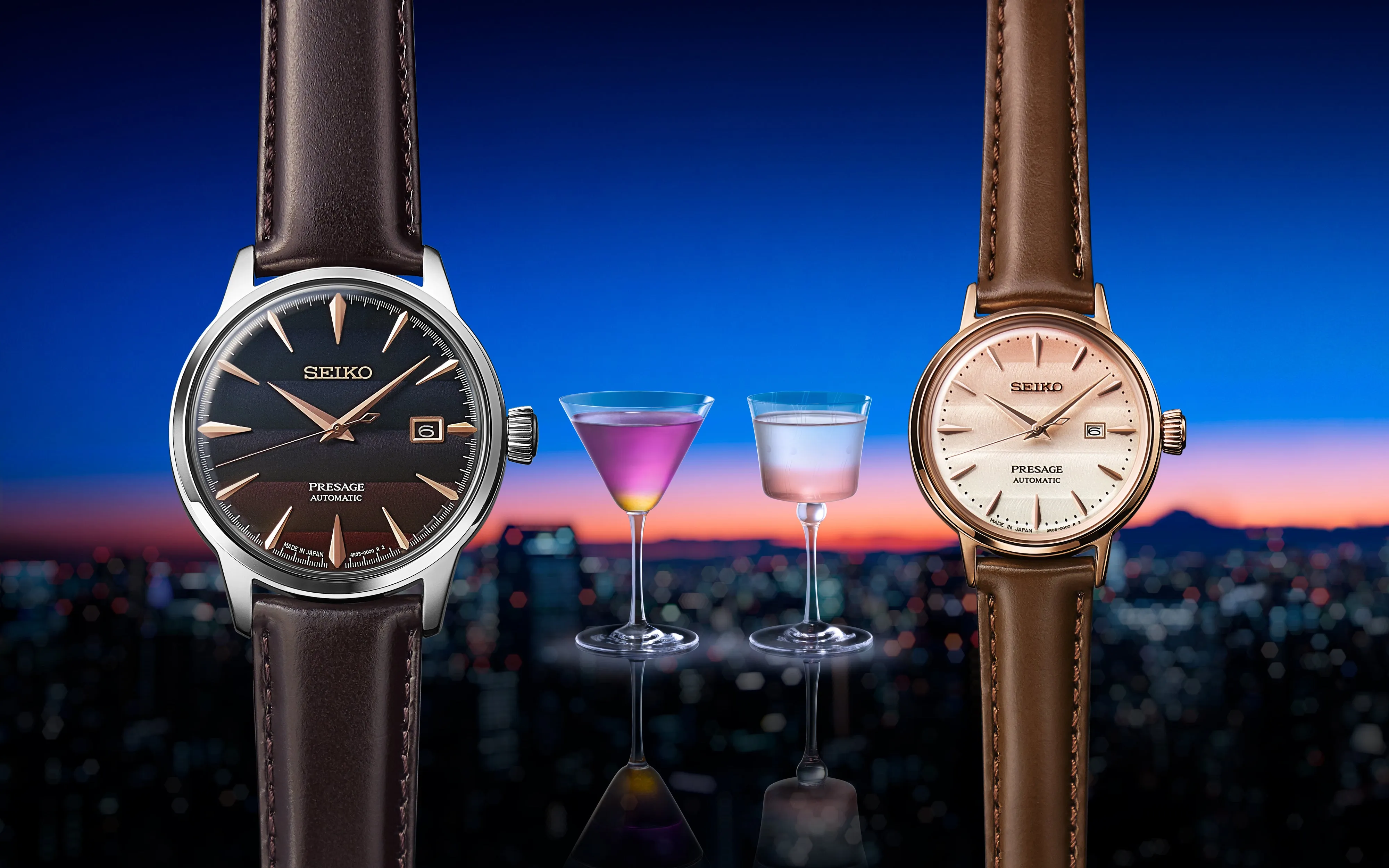 Seiko Presage Cocktail Time Tokyo Sunset SRE014J