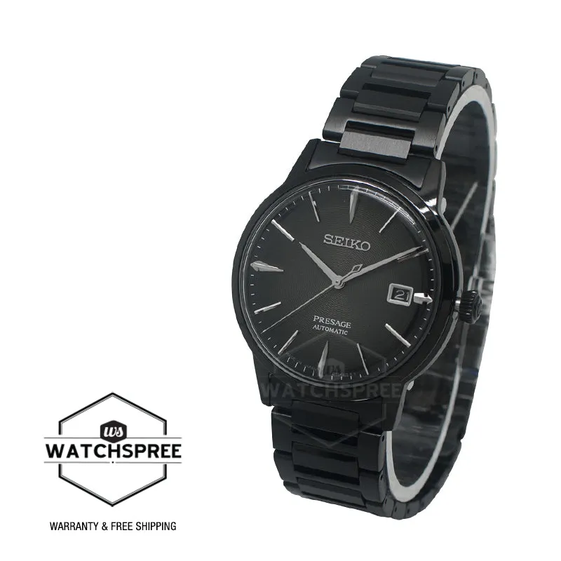 Seiko Presage (Japan Made) Automatic Black Stainless Steel Band Watch SRPJ15J1 (LOCAL BUYERS ONLY)