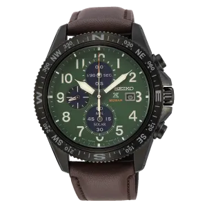 Seiko Prospex Solar Chronograph Green Dial Watch SSC739P