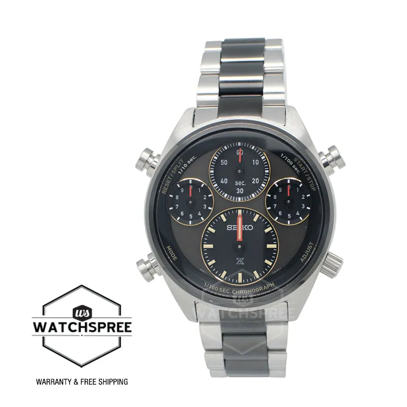 Seiko Prospex Solar Speedtimer Two-Tone Stainless Steel Band Watch SFJ005P1 (Limited Edition of 4,000 pieces) (Not For EU Buyers) (LOCAL BUYERS ONLY)