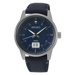Seiko Quartz Blue Dial Mens Watch Sur287P1