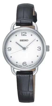 Seiko Quartz Leather Womens Watch SUR669P-2